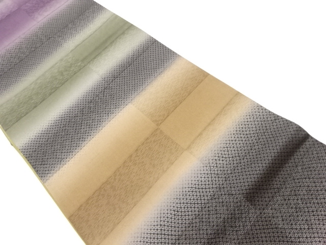 JAPANESE FUKURO OBI / GIN-TOSHI / KANOKO PATTERN